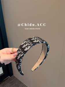 Fashionable Wide Edge Hairband Womens Simple Retro French Style Outdoors Versatile Hair Clip Headwear Elegant Hair Accessories