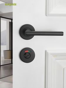 BAIJIAN | Occupancy Indicator Bathroom Lock 304 Stainless Steel