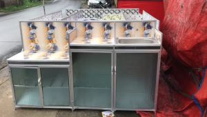 Rak Kompor Wastafel 4 Pintu Full Keramik YRS