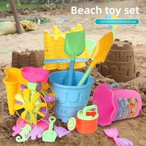 JIFANPAUL | Beach Play Set for Kids with Sand Shovel Tools and Sand Timer