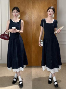 SUSIEYUAN | Attractive Polka Dot Waist Cinched Summer Dress