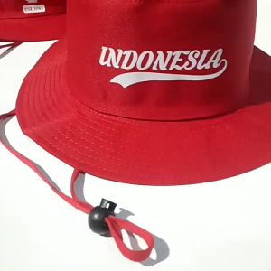 TOPI RIMBA MERAH INDONESIA ANAK DAN DEWASA /TOPI HUT RI  TOPI INDONESIA TOPI KEMERDEKAAN 2025 TOPI MERAH PUTIH INDONESIA/ TOPI GOLF KEMERDEKAAN INDONESIA 2025