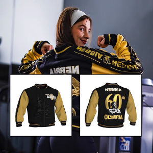 Limited Edition 60th Anniversary Sweatshirt Mens Fitness pro Sport Jacket American Baseball Uniform Black Yellow Gym Wars