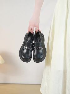 DUSTO | Soft Soled Korean Style Black Loafers