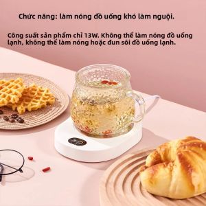 USB Sưởi Ấm Cốc Điều Chỉnh Nhiệt Độ Kiểm Soát Nhiệt Độ Cho Cà Phê Trà Sữa Nước 5V DC Cốc Nóng Cho Gia Đình Bàn Làm Việc Văn Phòng