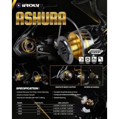 pasarlima online: IROLY Kizaru 1000 Reel spinning Power Handle