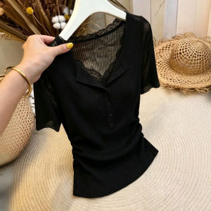 DUOFEIYAN | Slim Fit Stylish Short Sleeve T-Shirt