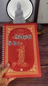 Sổ Chép Tay Chữ Mờ Kinh Chú Đại Bi Cầu Bình An