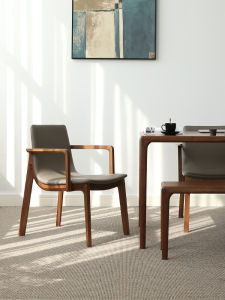 QINGMUTANG | Solid Wood Dining Chair High Back