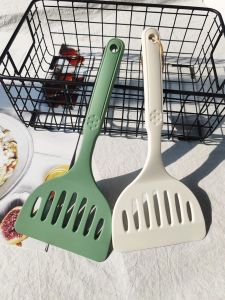 Food Grade Silicone Egg Frying Spoon Flat Bottomed Kitchen Cooking Utensil Egg Omelette Turner Heat Resistant Yeggi Special Use