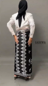 Sarung Wanita Mbak Santri Motif Terbaru Rayon Halus Adem Outfit Remaja Pondok Muslim Islami