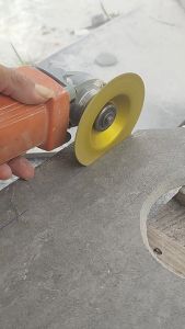 Lưỡi cắt và mài gạch đá bê tông xi măng (Lưỡi màu vàng)