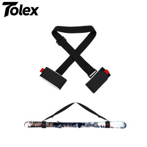 Tolex Nylon Ski Fixed Shoulder Straps Adjustable Ski Fixed Straps Cushioned Fastener Tape Strap Buck Hook Loop Ski Accessories