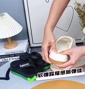 NIKIDAES 2025 New Summer for Women Slippers Flops Fashion Flip Non-slip Beach Shoes( ADD 1 SIZE )#WT395