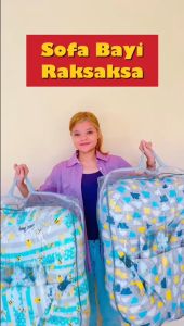 Sofa Bayi Jumbo Safety Belt dan Bantal Anti Peyang Tanpa Kelambu Perlengkapan Bayi