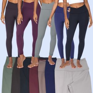 Celana Panjang Wanita Branded DGB002 DGR Carbon Interlink High Crossover Waist Ankle Leggings