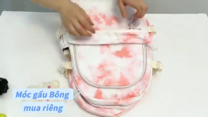 Balo thời trang Hàn Quốc phong cách Ulzzang dễ thương Cặp sách đựng laptop họa tiết galaxy màu loang sắc màu đẹp rẻ