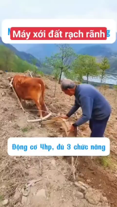 Máy xới đất vun cỏ ngô mini máy sử dụng xăng riêng nhớt riêng
