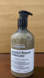 Dầu Gội Xả L’oreal phục hồi tóc chắc khoẻ Absolute Repair Molecular 1500ml
