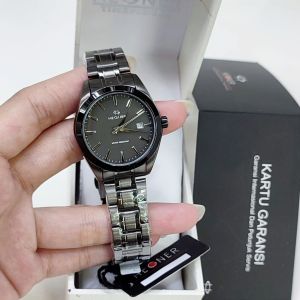 Jam tangan wanita Hegner 1678 tali rantai tanggal aktif original
