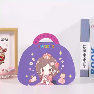 Oldlaiben Makeup Toys for Kids Girl DIY Princess Cosmetics Kit Kids Dress Up Sticker Art Craft Activity 儿童手工化妆包