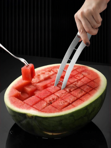 LETENG | Stainless Steel Multi-function Fruit Cutter Watermelon Slicer