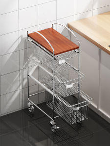 Multipurpose Large Capacity Kitchen Storage Rack With Wheels
