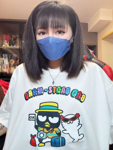 Cool Penguin XO Short Sleeve Womens T-shirt Couples Cartoon Print Pure Cotton Casual Top Half Sleeve Simple Design Summer New Arrival