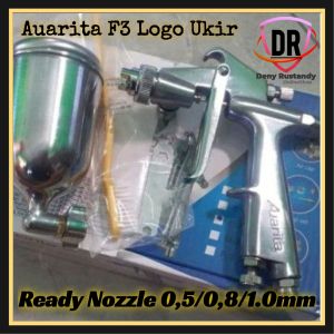 SPRAY GUN AUARITA F3 ORIGINAL NOZZLE 0.5 0.8 1.0MM