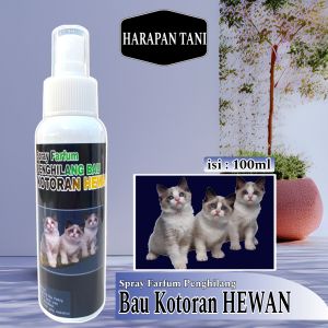 Penghilang BAU PESING KOTORAN HEWAN KUCING | SUGAR GLIDER | DOGGY | KELINCI | MARMUT 100ml