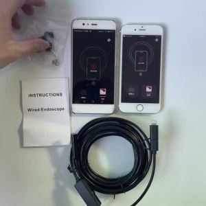 Camera Nội Soi Mini Android IOS Type-C 2 Trong 1 Chống Nước HD Cho Đường Ống Thiết Bị iPhone IOS