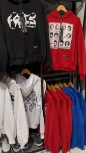 Jaket Hoodie Boxy Zipper Cloud Of Love Black Jaket Oversize Skena Sleting Fulltag Premium High Quality Bahan Tebal Lembut Nyaman Pria Wanita 280GSM Terbaru Termurah