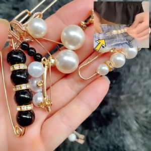 [JOSEIYOU] 13 Ghim Cài Quần Áo / Chân Váy Đính Ngọc Trai Chống Trượt Tiện Dụng
