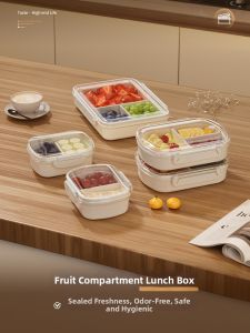 Kaman | Partitioned Fruit Student Portable Bento Box