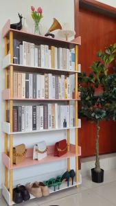 FINSSO Aralia 6/5/4 Layers Simple Bookshelf / Living Room Book Rack Multilayer bookshelf / storage rack office file rack / book shelf rack / Rak buku bertingkat / Rack Organizer /Decorative Rack / Multipurpose Booshelf