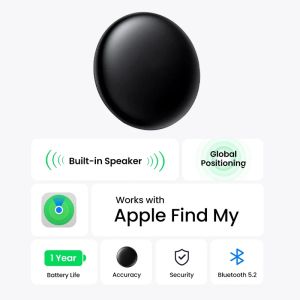 Smart Bluetooth GPS Locator Replacement Tag Mini Anti Lost Detector Support IOS Find My Portable Tracking Device For Bag Baggage