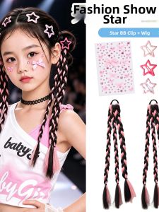 Pink Safe For Hair Braid Accessories