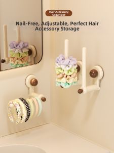 BAOJIAWANG | Wall Mounted No Drill Hair Accessories Hook