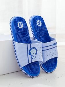 Indoor Massage Slippers for Men And Women Summer Home Use Anti-Slip Bathing Room Slippers Couple Home Slippers Comfortable PVC