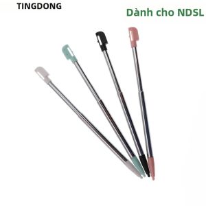 1 Bút Cảm Ứng Kim Loại Có Thể Thu Vào Dành Cho Nintendo NDS DS Lite DSL NDSL Game Video Tương Thích Với Màn Hình Kép