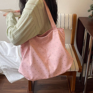 Heart Polka Dots Tote Bag