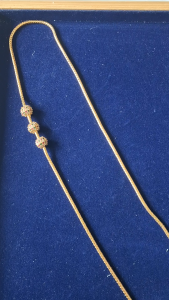 Indian Ball Mope Chain For Thali - With Length Extension (Heavy-Duty)