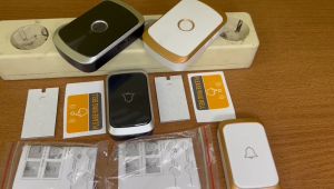 Bel Rumah Tanpa Kabel Waterproof 300M/ Bel Rumah Wireless Waterproof IP44/ Door Bell Wireless Pintu 1 Receiver/ Bel Pintu Rumah Remote 300M 1 Transmitter