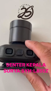SENTER KEPALA SURYA LED SYH-L855Z 85W / EMICO 20W ZOOM CAHAYA PUTIH RECHARGEABLE TAHAN AIR