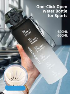 Large Capacity Fitness Sports Water Bottle Portable Men Women Outdoor Running Tea Cup Summer 1000ml High Temperature Resistant