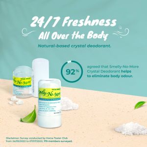 Smelly No More Gift Pack (Roll On Deodorant 60g + Roll On Deodorant 120g + Unscented Deodorant Spray 75ml)