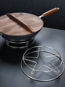 ที่รองหม้ออุ่นแบบอเนกประสงค์สำหรับใช้ในครัว ที่วางหม้ออุ่นได้ที่ระบายความร้อนได้ดี ทนต่ออุณหภูมิสูง ชั้นวางของสำหรับเก็บหม้อ