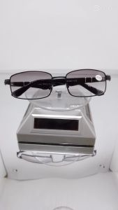 TERLARIS Kacamata Baca Dan Jalan Dobel Fokus Pria Wanita Lensa Hitam Dan Coklat Gradie Bahan Metaln