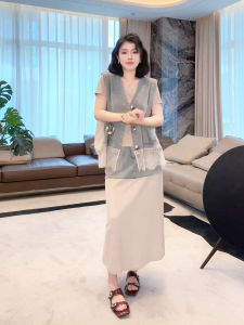 Ice Bull Flower Loose Casual Heavy Wash Denim Set MESS54 Fashionable Versatile Two-Piece Suit V-Neck Button Closure Long Pants