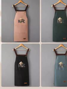 Váy Bảo Hộ Nhà Bếp Chống Thấm Nước Chống Dầu Thời Trang Hàn Quốc Cho Người Lớn Làm Việc Chống Bẩn Váy Bảo Hộ Lao Động Không Tay